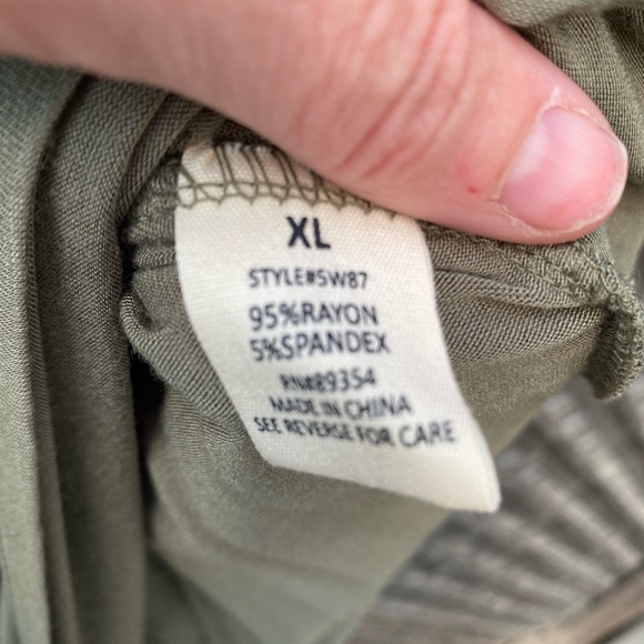 Ultra ❤️ Flirt - Sleeveless Khaki Green Dress - Picture 12 of 12